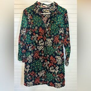 Boden Floral Corduroy Dress